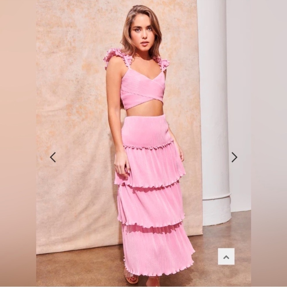 SAYLOR Lotte Metallic Pink Set